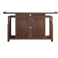 Chinese Style Solid Wood Entrance Table Console Cabinet for Hallway Living Room Accent Table for Foyer Sofa Table Entrance Furniture for Entrance Area