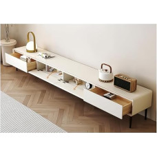 Console Tables Hallway Slim Behind Sofa Table Modern White TV Stand with Drawers Wall Mounted TV Console for Living Room Floating Wooden TV Shelf Entertainment