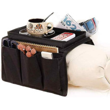 Sofa Armrest Organizer for Couch Armchair Recliner Chair Non-Slip Hanging Storage Bag for Armchair TV Remote Holder Cup Holder Magazine Glasses