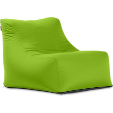 Jaxx Ponce Outdoor Bean Bag Patio Lounge Chair Children's Golf Set and Optional Matching Ottoman, lime