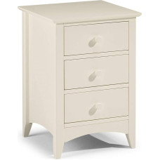 Julian Bowen Cameo 3 Drawer Bedside Table
