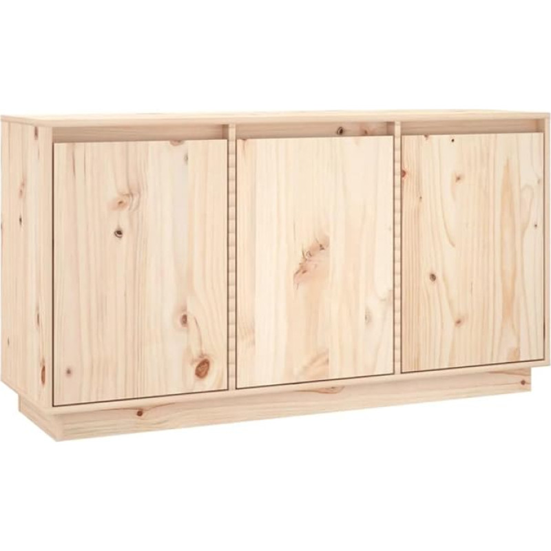 vidaXL Sideboard Chest of Drawers Sideboard Side Cabinet Multi-Purpose Cabinet Standing Cabinet Wooden Cabinet Hallway Cabinet 111 x 34 x 60 cm Solid Pine Wood