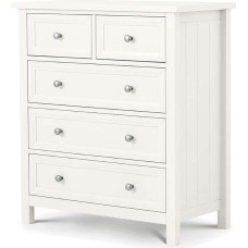 Julian Bowen Maine 3+2 Drawer Chest - Surf White