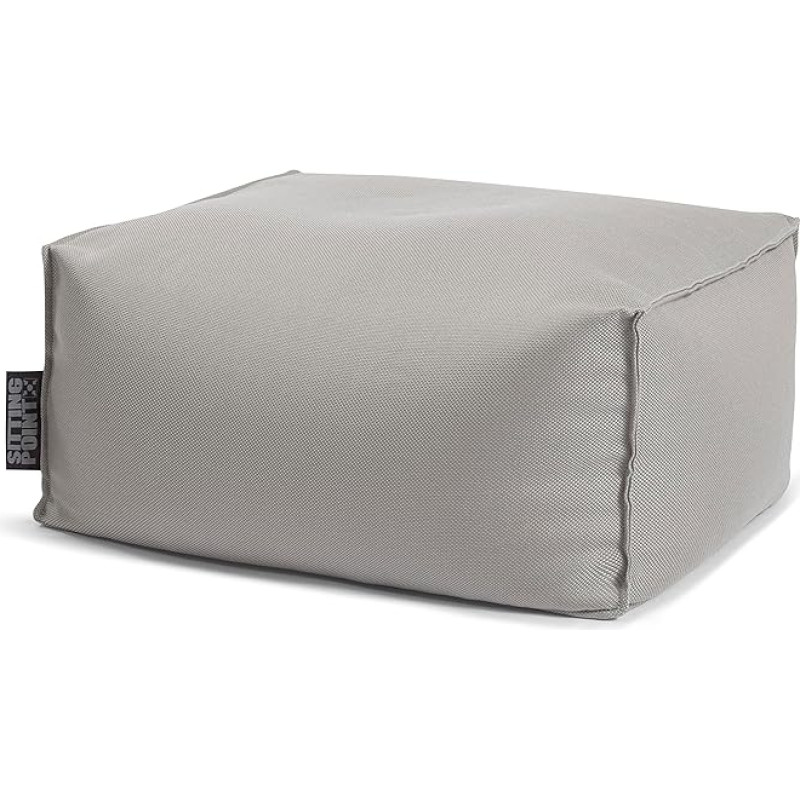 SITTING POINT only by MAGMA Korfu Roll Bean Bag Medium Grey Suitable for Outdoor Use