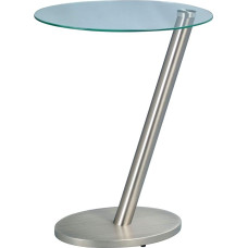 HomeTrends4You 528388 Side Table 40 x 48 x 30 cm Stainless Steel Effect Metal