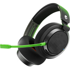Skullcandy SLYR Pro juhtmevabad Over-Ear mängukomplektid USB-A saatjaga eriti madala latentsusega Xboxi, PC või Nintendo Switchi või Playstationi jaoks - must/roheline