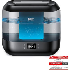 Dreo Smart õhuniisutaja magamistuppa, ülalt täidetav 4L Super Large Cooler Mist õhuniisutaja koos õlidefusori ja öise valgusega, 32 tundi tööaega, vaikne ultraheli õhuniisutaja kodus
