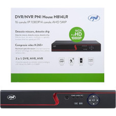 PNI House H814LR DVR/NVR - 16 1080P Full HD IP Channels or 4 5MP Analogue Channels Surveillance Camera