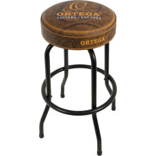 Ortega Guitars Upholstered Stage Stool - For Stage, Bar, Studio, Showroom - 76cm Height - Vintage Brown (OBS30V2)