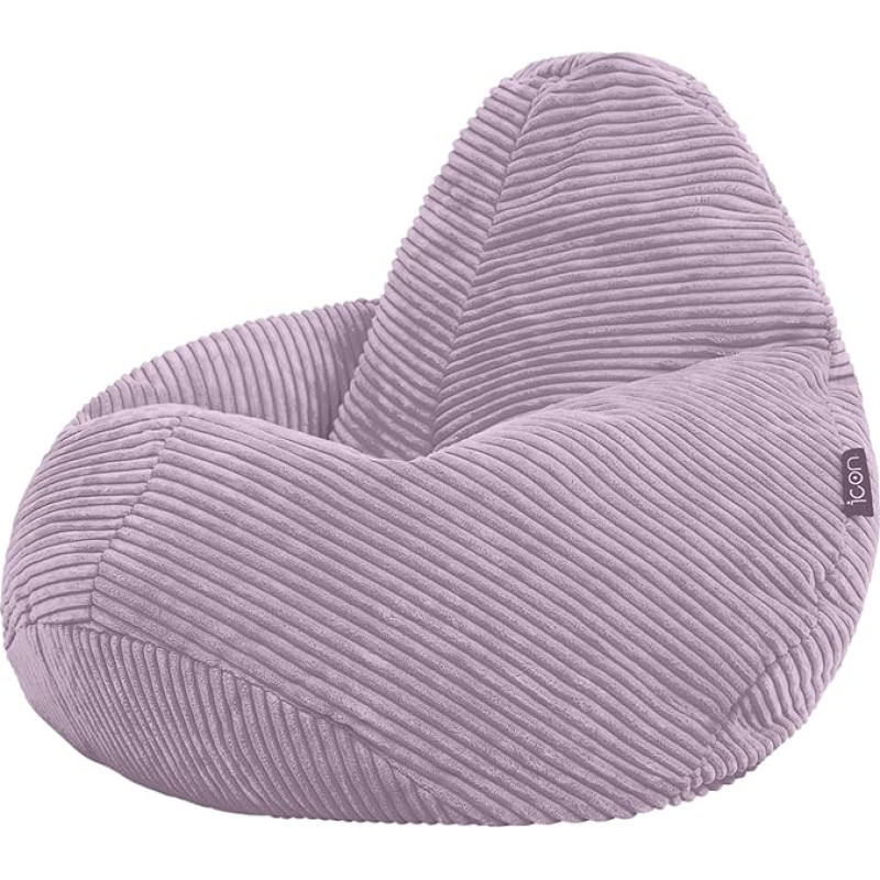 Icon Dalton Children's Bean Bag, Purple, for Children’s Room, Bedroom or Living Room, with Filling