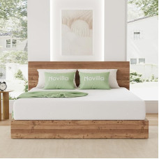 Novilla Matratze 90x200 H3 7-Zonen Gelschaum Matratzen mit Atmungsaktive Bambus-Schaum 60°Waschbare Bezug Öko-Tex CertiPUR US Rollenmatratze 18cm Mittel