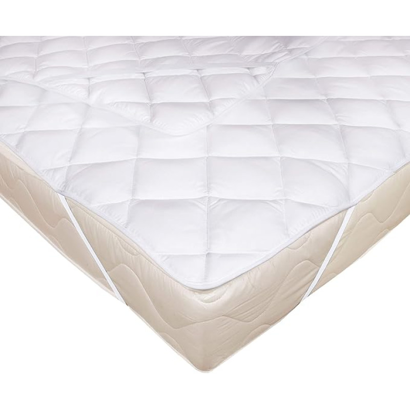 Zollner Topper Mattress Protector Various Sizes Approximately 2 cm, Total Height 145 cm