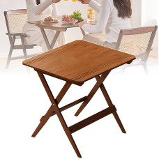 Klappbarer Retro-Küchentisch, vielseitiger Beistelltisch, Bürotisch, Eck-Couchtisch für Schlafzimmer, Wohnzimmer und Esszimmer, perfekt für den Innen- und Außenbereich, kompaktes Design