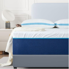 Hiimgo Mattress 90 x 200 x 16 cm, Memory Foam Mattress, Medium Hardness, 7 Comfort Zones, Perfect Support, Reversible, Double-Sided