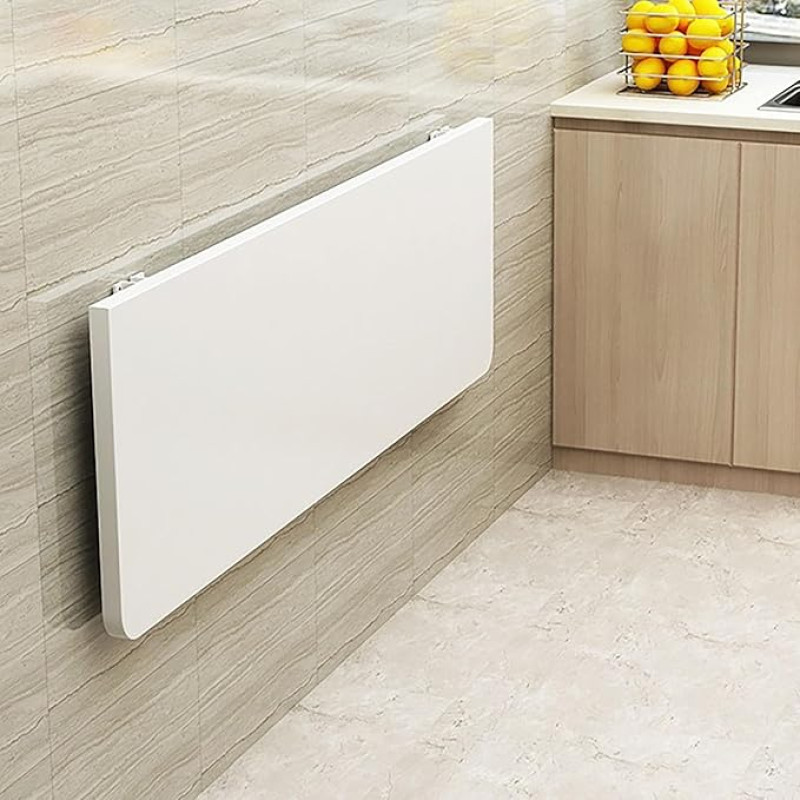 Platzsparender Wand-Klapptisch – vielseitiger faltbarer Küchen- und Waschtisch für kleine Räume (100 x 40 cm) – idealer schwebender Tisch für Zuhause und Büro