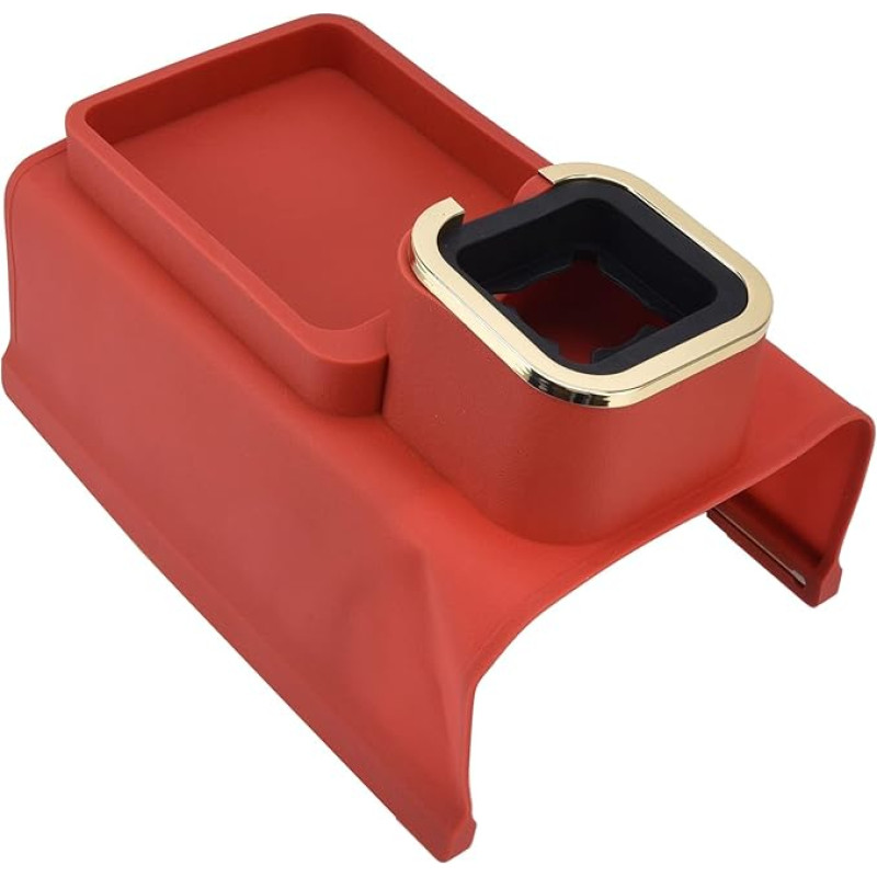 Couch Drink Holder, Silicone Drink Holder Shelf for Armchair, Couch, Sofa, Non-Slip Sofa Drink Holder, Sofa Armrest Organiser Holder (Red Upgraded)