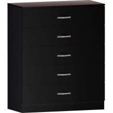 Vida Designs Riano Medium Density Fibreboard Dressers & Sideboards, Black, Standard
