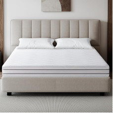 EGO HOME Mattress 140 x 200 cm Hardness H3 and H2 16 cm Height, 7-Zone Ergonomic Cold Foam Mattress with Gel Memory Foam, 2-in-1 Foam Mattress, Point Elastic, Reversible Mattress, Oeko-Tex Certified