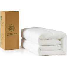 Zinus Mattress Topper, Polyester, White, 190 x 160 cm