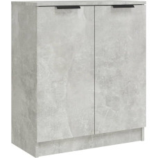 vidaXL Sideboard Side Cabinet Multi-Purpose Cabinet Standing Cabinet Living Room Concrete Grey 60 x 30 x 70 cm Wood Material