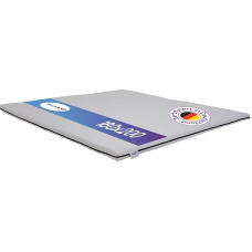 M LINE Wave Topper Comfortable Mattress Topper with a Cold Foam Core Suitable for Allergies - Mattress Protector 180 x 200 cm Topper Breathable - Oeko-Tex Certified, White