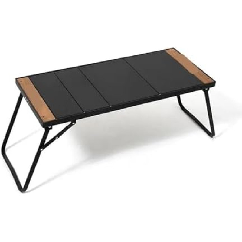 Tragbarer Campingtisch aus Aluminiumlegierung, multifunktionaler Picknick- und Grilltisch zum Angeln, Outdoor-Aktivitäten, leichtes und kompaktes Design