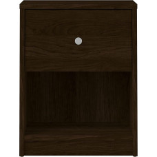 Tvilum Single Drawer Bedside Table Brown 14.9