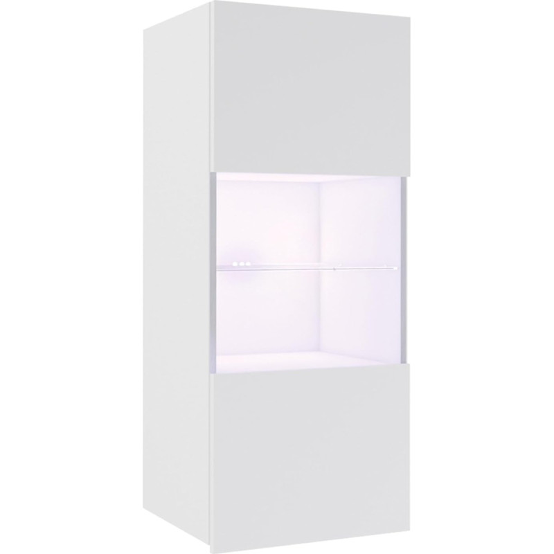 Mirjan24 Calabrini BR05 Hanging Display Cabinet, Handle-Free Open, Choice of Colours, Storage Display Cabinet Cupboard, High Cupboard, Living Room Highboard, Cupboard, Cabinet