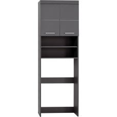 Trendteam Smart Living Bathroom Washing Machine Cabinet, Washing Machine Cover Amanda, 63 x 187 x 24 cm, with Lots of Storage Space