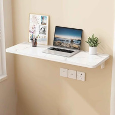 Platzsparender Klapptisch zur Wandmontage – Esstisch aus Holz für Küche, Arbeitszimmer oder Wäsche – vielseitige schwimmende Arbeitsplattenlösung