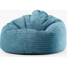 LOUNGE PUG – Mini Mammoth Beanbag TEAL Cord – Gaming/ TV –PERFECT for Students, Teenagers & YOUNG Professionals