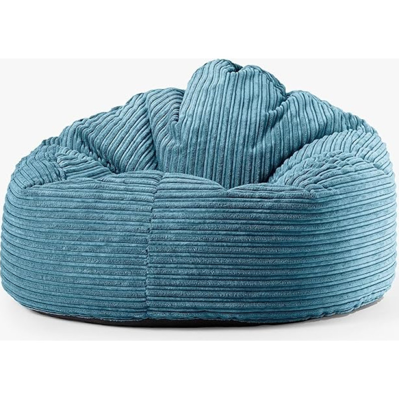 LOUNGE PUG – Mini Mammoth Beanbag TEAL Cord – Gaming/ TV –PERFECT for Students, Teenagers & YOUNG Professionals