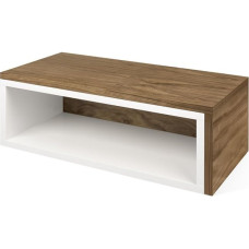 Tema Home Jazz Coffee Table, Walnut and White, 90 x 45 x 33 cm
