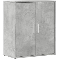 vidaXL Sideboard, Chest of Drawers with Storage Space, Side Cabinet for Living Room, Kitchen, Hallway, Sideboard Cabinet, Highboard, Modern, Concrete Grey, Wood Material