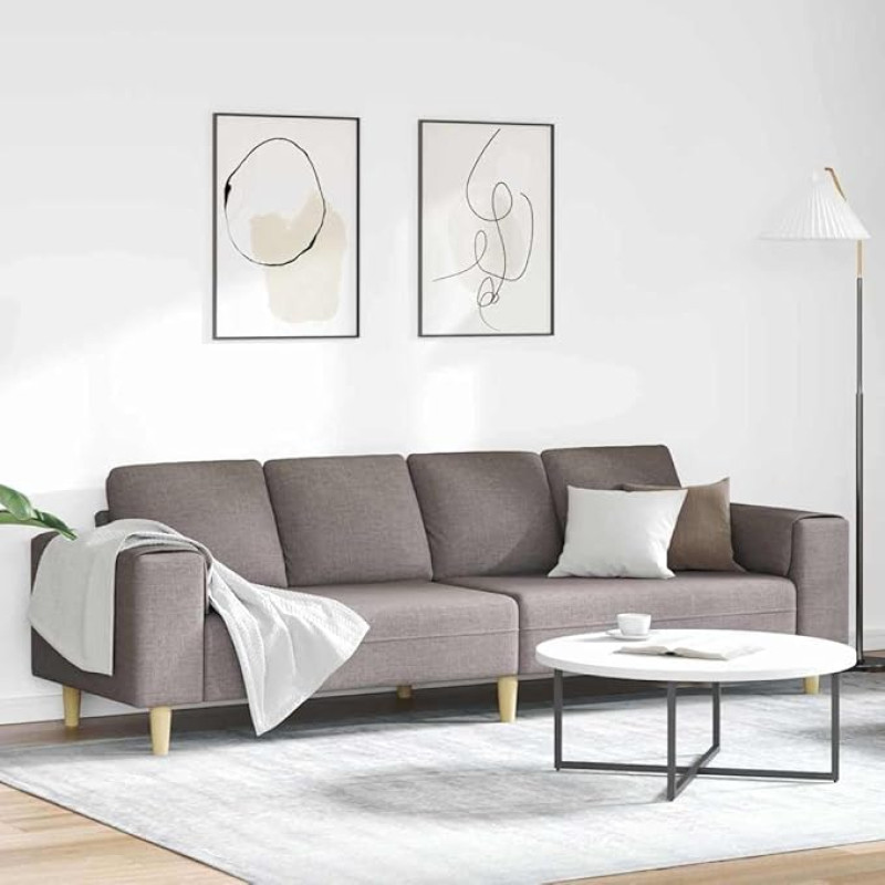 INLIFE Sofa Set Taupe Stoff,Möbel,Sofas,Taupe,39.4 KG,3335086