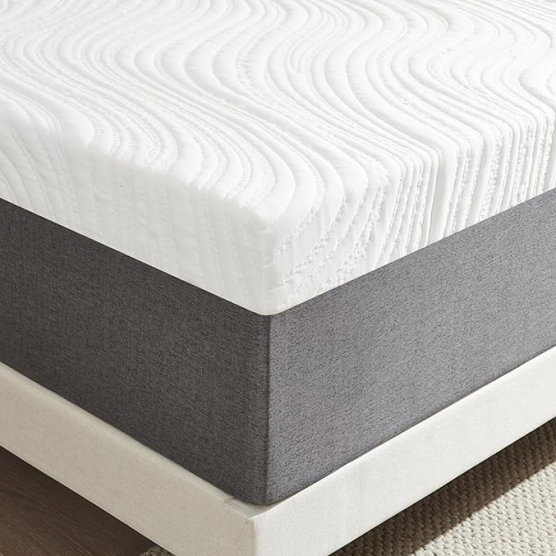 Twirest Mattresses, 30 cm King Size Mattresses with Memory Foam and Mite Protection, Breathable, Removable Carved Cover, Mattress in a Box, Edge Support for Sleep (150 x 200 x 30 cm)