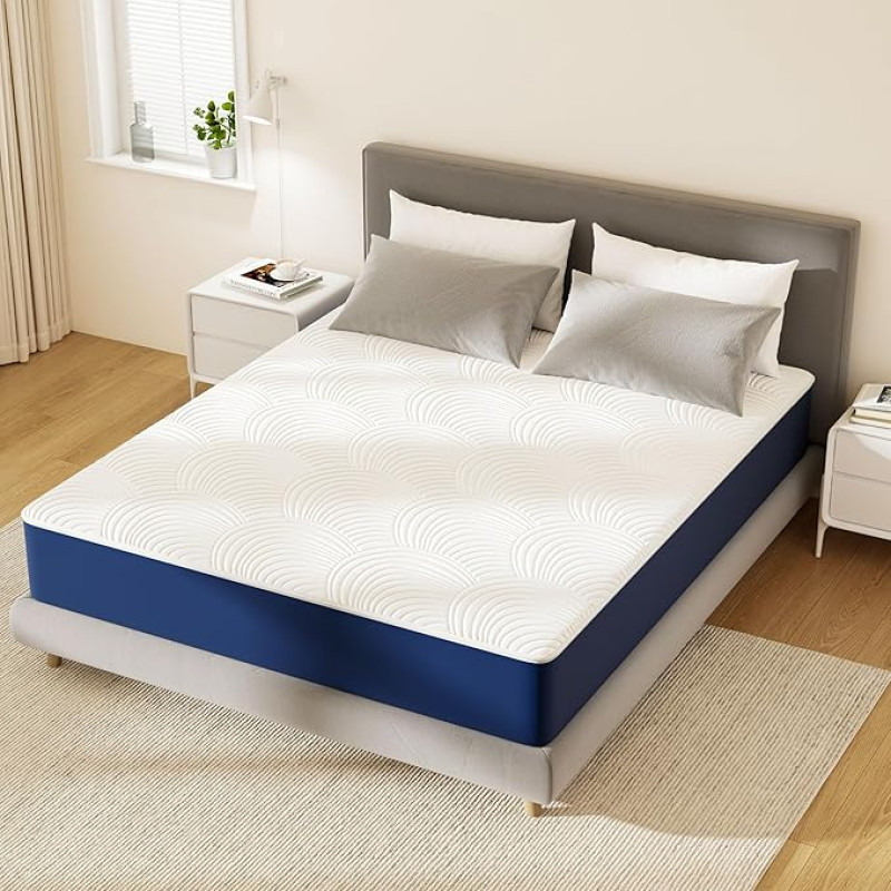 PurrJoys Double Mattress Motion Isolation 135 x 190 x 25 cm