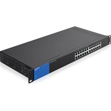 Linksys LGS124P-EU Business 24 portne Rackmount Gigabit Haldamata võrgukommutaator 12 portilise PoE+-ga