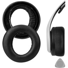 Geekria Elite asenduslammaste kõrvapadjad Sony PlayStation 5 Pulse 3D PS5 traadita kõrvaklappide kõrvapadjad kõrvapadjad kõrvapadjad remonditarvikud (must)