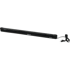 INNA-Glas Black Light Lamp Set with Black Bracket, UV Tube 230 V / 20 W, 60 cm, Base G13, T8 = Diameter 26 mm, Ready for Connection, UV Lamp for Party Room