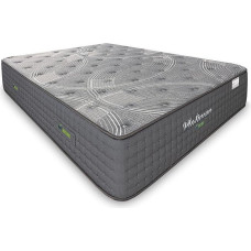 Matnature Platinum Extra Comfort Mattress Pro Multiruhe Pocket Spring and Viscoelastic Height 30 cm Breathable, Non-Slip and Mite-Proof (200 x 200 cm), Grey