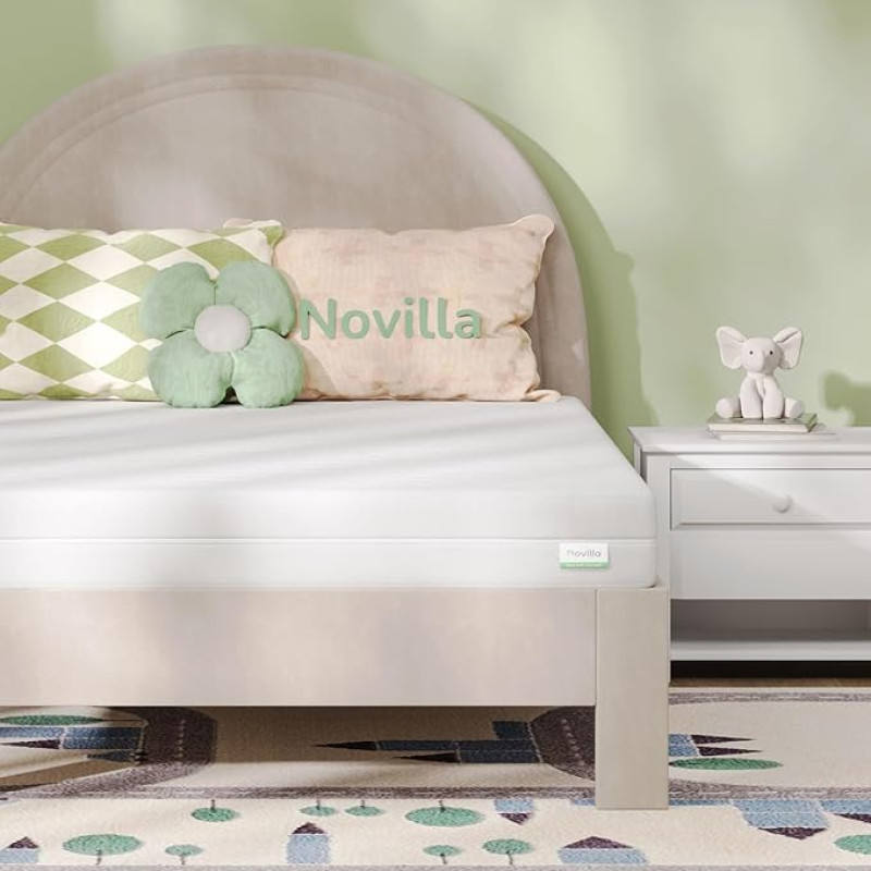 Novilla 7 Zonen Matratze 140x190 H2&H3 2in1 Kaltschaummatratze Bezug 60° Waschbar Schaumstoff Rollmatratze Öko-TexZertifiziert Höhe 14cm