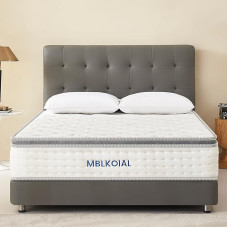 MBLKOIAL Mattress 140 x 200 cm, Height 30 cm, Spring Mattress, Orthopaedic Pocket Spring Mattress, Hardness H3, Oeko-Tex Certified Mattress for Adults (30 cm, 140 x 200 cm)