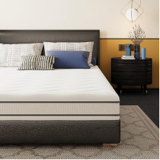 EGO HOME Mattress 140 x 200 cm, Height 16 cm, Hardness H2/H3 7-Zone Cold Foam Mattress with Memory Foam, Oeko-Tex Certified, Reversible Mattress Back-friendly - Soft Cover with Cloud-Like Feel