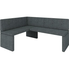 Akiko Corner Bench - Corner Bench Set for Your Dining Room, Kitchen, Modern, Sitting Area, Dining Nook. Perfect for Kitchen, Office and Reception. Solid and Strong Workmanship (INARI 96, 128 x 168 cm