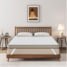 BedStory [New Technology] Mattress Topper, 90 x 190 cm, Memory Foam, 7.5 cm, Mattress Topper with Gel Plus Breathable, Premium High Density Foam, Removable and Washable Cover