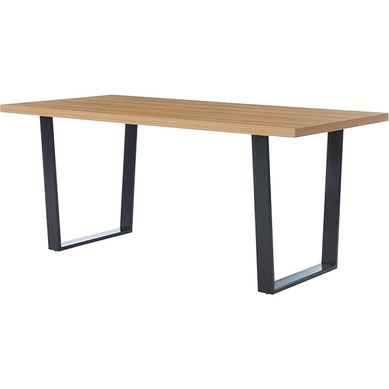 BAÏTA Felix Dining Table, Metal, Wood, L180 cm