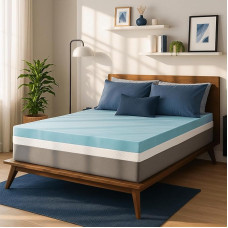 Sure2Sleep - Gel Swirl Memory Foam Mattress Topper 2
