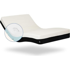 Geriafy - Orthopaedic Visco Mattress 90 x 200 cm | 20 cm Height | Breathable & Fresh Cotton Cover | Suitable for Adjustable Slatted Frames