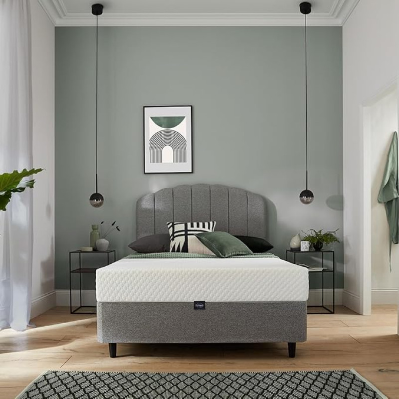 Silentnight 7 Zone Memory Foam Rolled Mattress | Made in the UK | Medium Firm | Super King